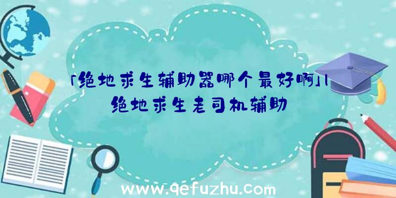 「绝地求生辅助器哪个最好啊」|绝地求生老司机辅助